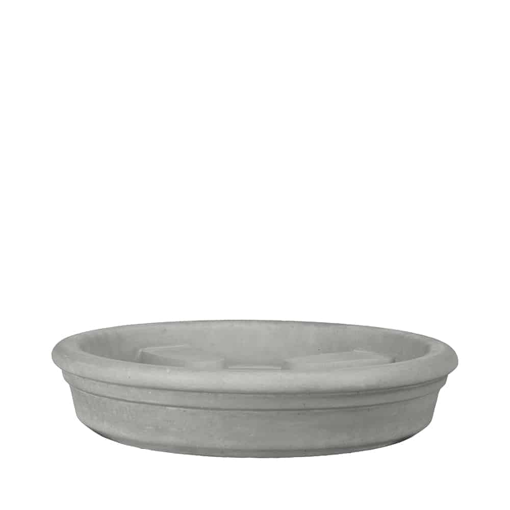 Classic Round Saucer – Jackson Cast Stone