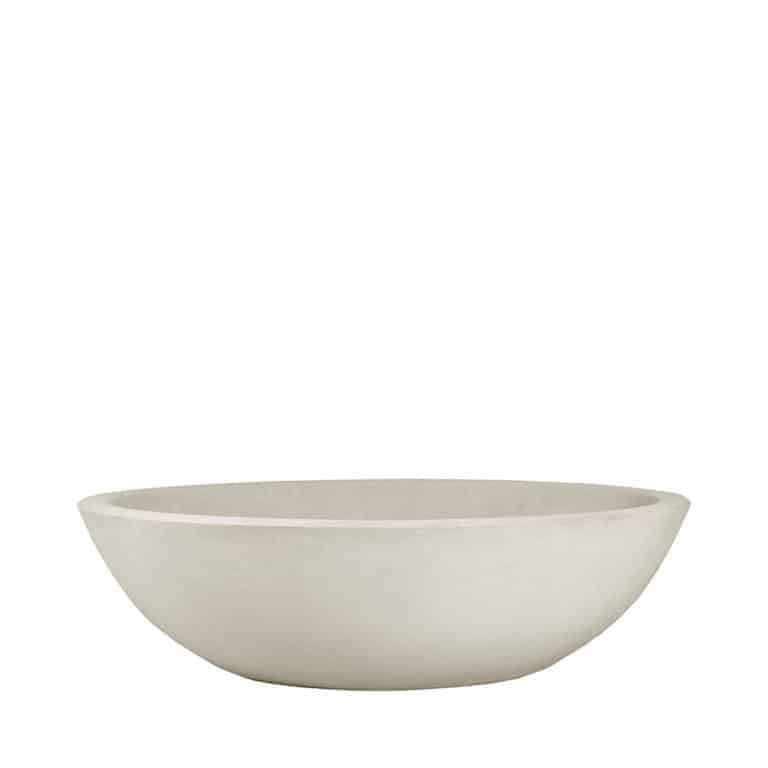 Modern Bowl Planter Jackson Cast Stone