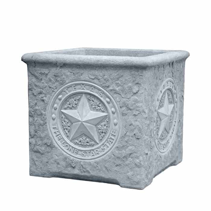 Square Lone Star Planter